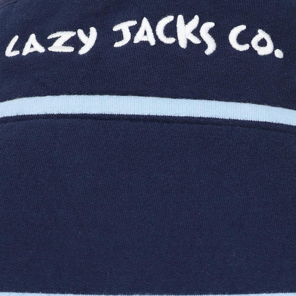 LJ51 - Mens Striped Sweatshirt - Sky