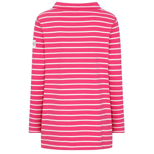 LJ94S - Striped Roll Neck Sweatshirt - Lipstick