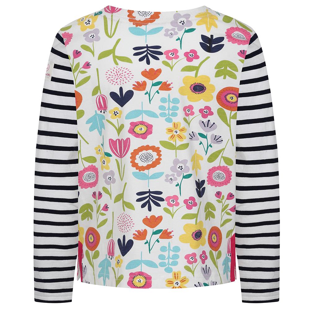 LJ97CP - Printed Breton Top - Bouquet