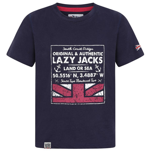 LJ9C - Boys' Printed T-Shirt - Marine