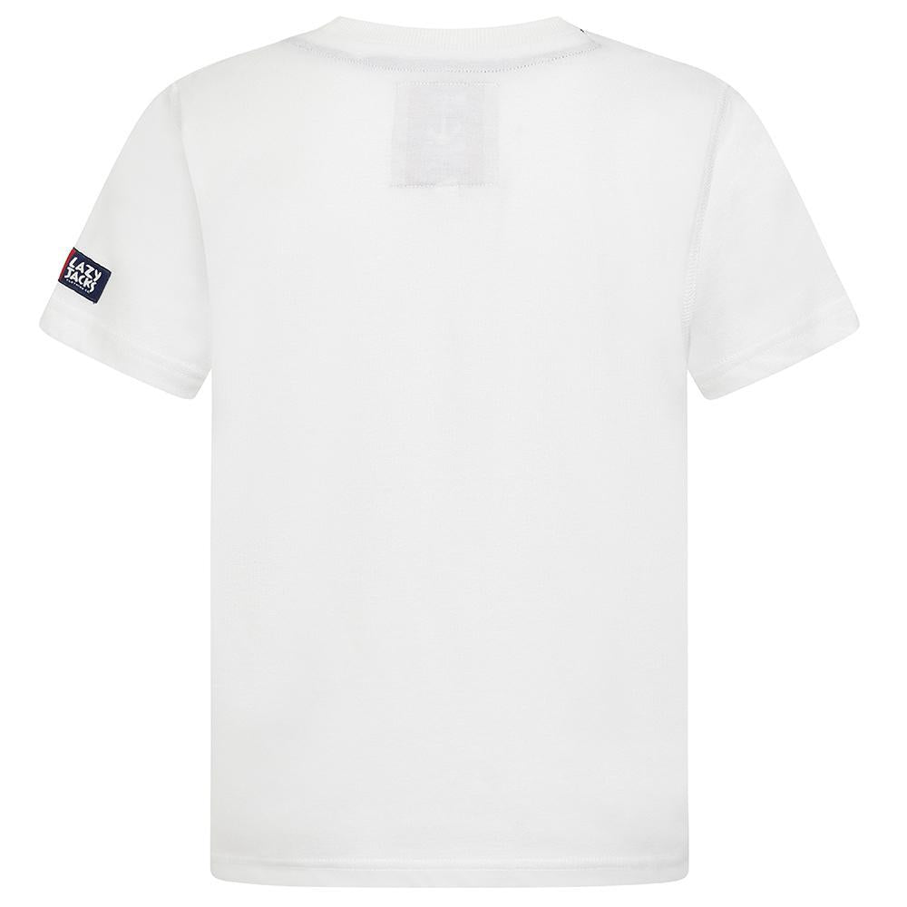 LJ9C - Boys' Printed T-Shirt - White