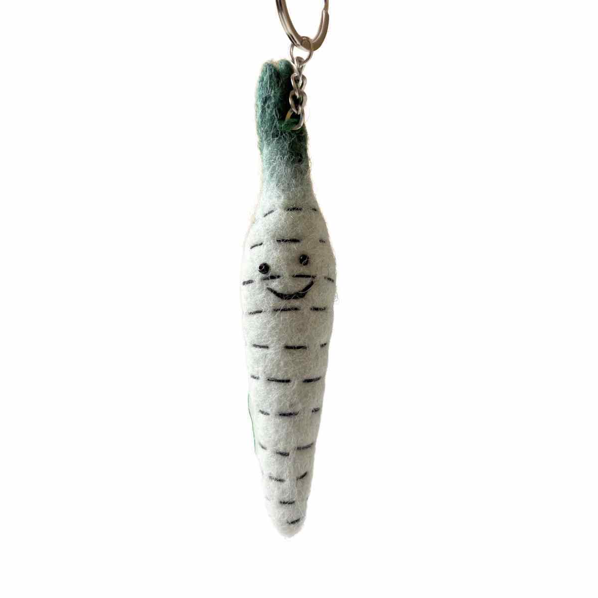 Patterned Parsnip Key Ring