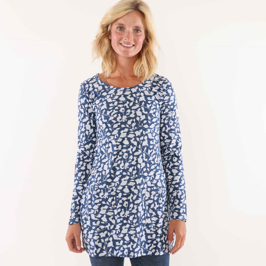 LJ108 - Printed Tunic - Petal