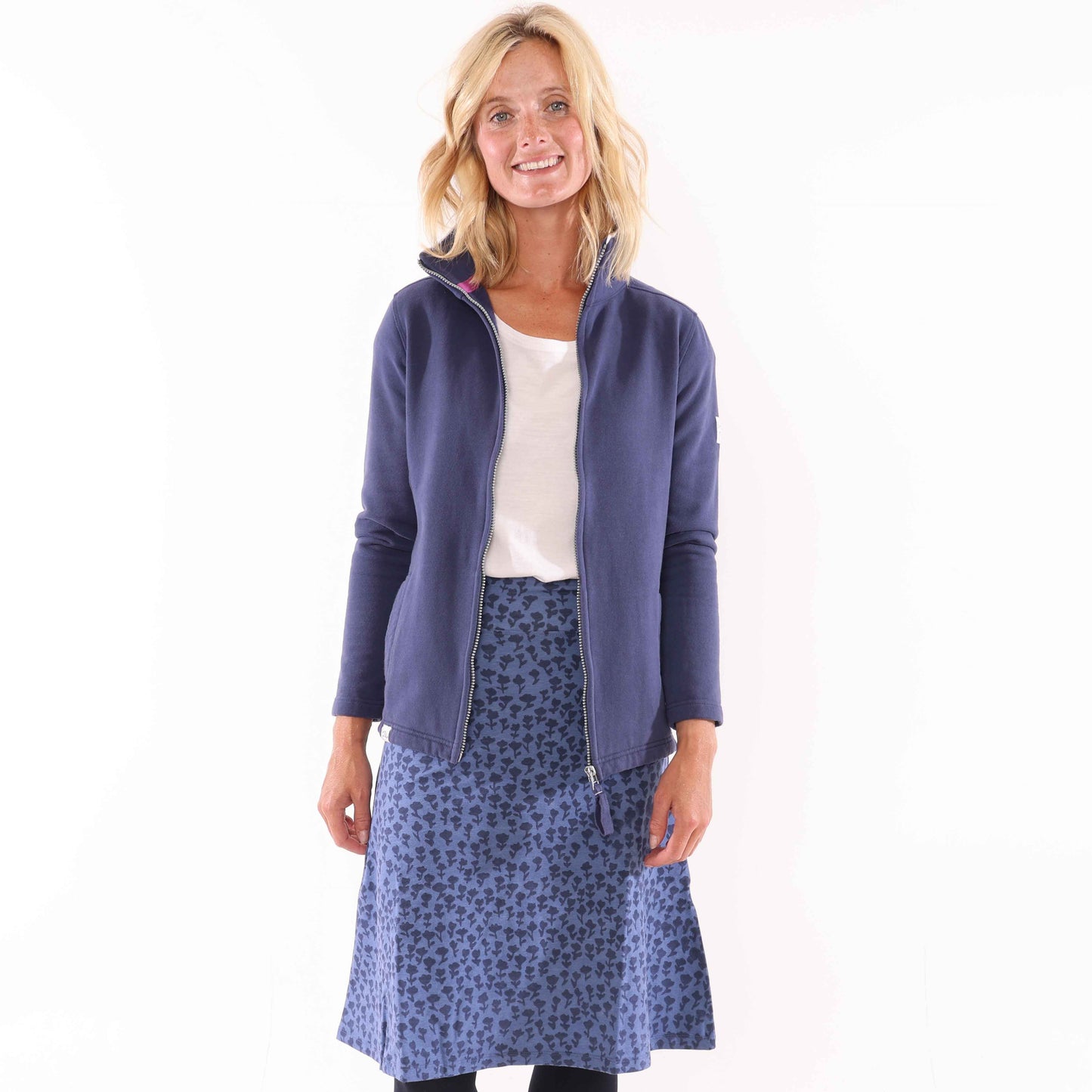 LJ41 - Printed Jersey Skirt - Dandy