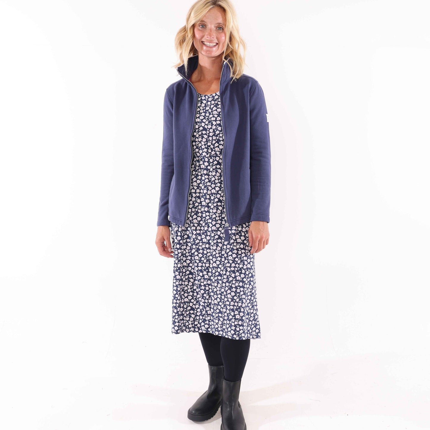 LJ70 - Printed Tie Back Dress - Buttercup