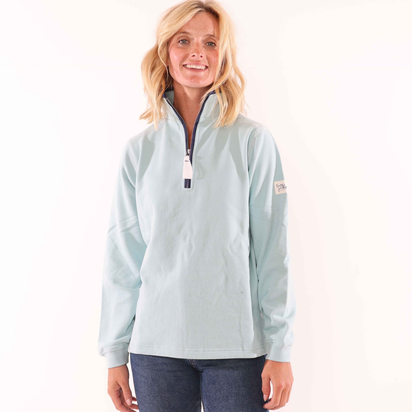 LJ3 - Ladies 1/4 Zip Sweatshirts -  Mint