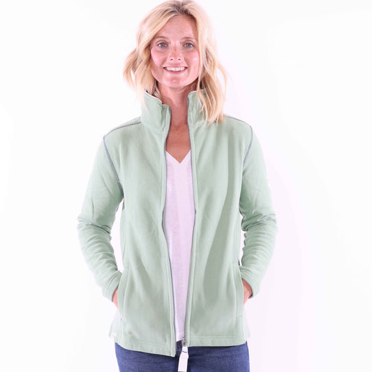 LJ33 - Full Zip Sweatshirt - Grass