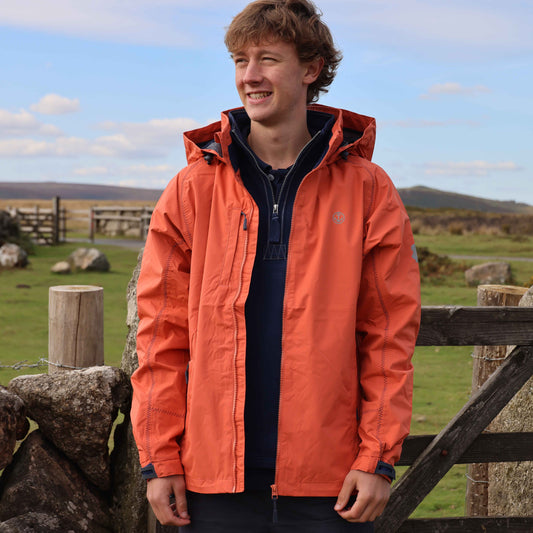 LJ60 - Men's Waterproof Coat - Orange
