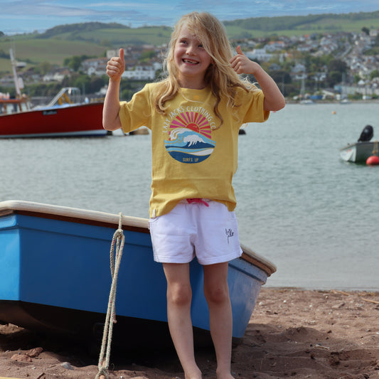 LJ208C - Girls Graphic Tee - Lemon