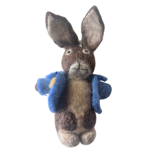 Rabbit In A Jacket Key Ring