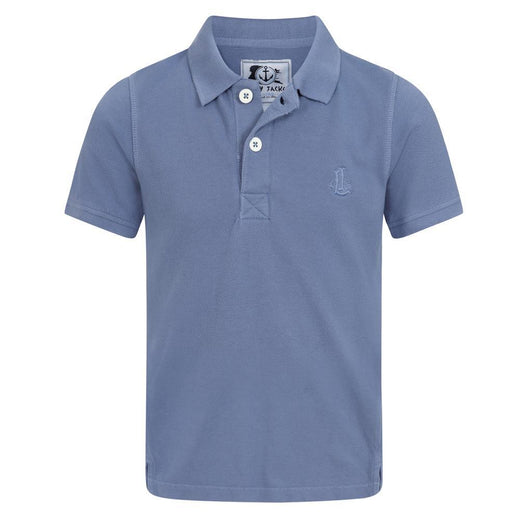 LJ95C - Boys Polo Shirt - Washed Blue