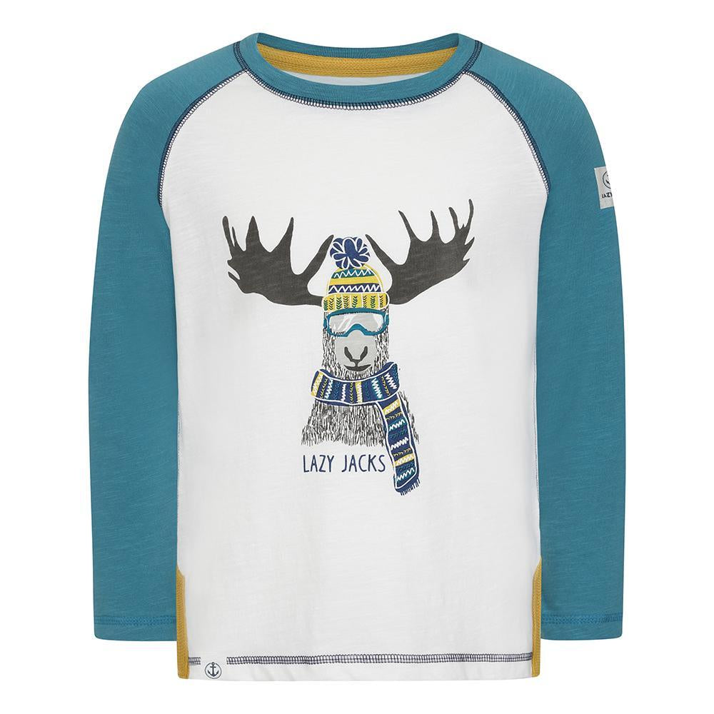 LJ62C - Boy’s Long Sleeve Tee - Teal