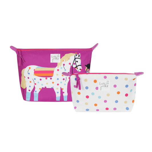 Cosmetic and Wash Bag Pair - Pony