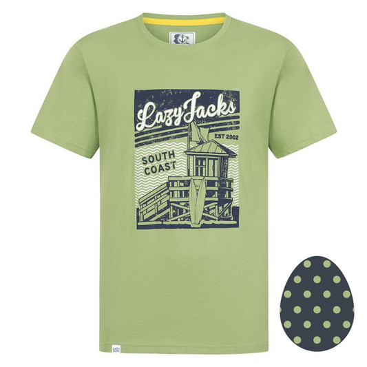 LJ15 - Printed T-Shirt - Lime
