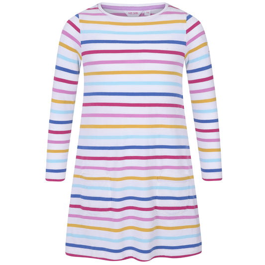 LJ115C - Girls T shirt Dress - Multi