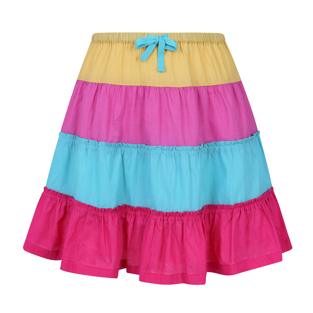 LJ90MC - Light Cotton Skirt - Multi