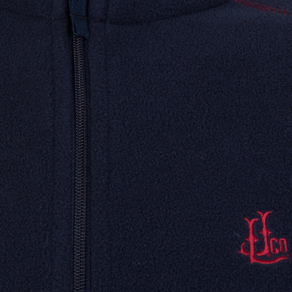 LJ106 - Full Zip Fleece Sweatshirt - Marine