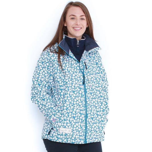 LJ45P - Short Printed Waterproof Jacket - Buttercup