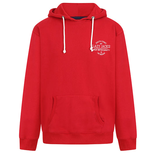 LJ21 - Men's Hooded Sweatshirt - Red