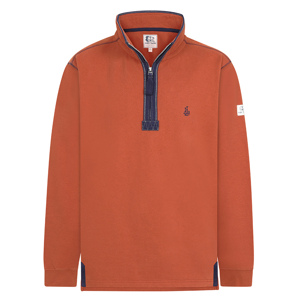 LJ40 - Quarter Zip Sweatshirt - Orange