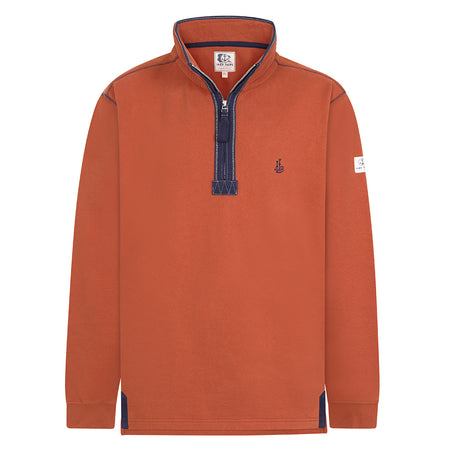 LJ40 - Quarter Zip Sweatshirt - Orange