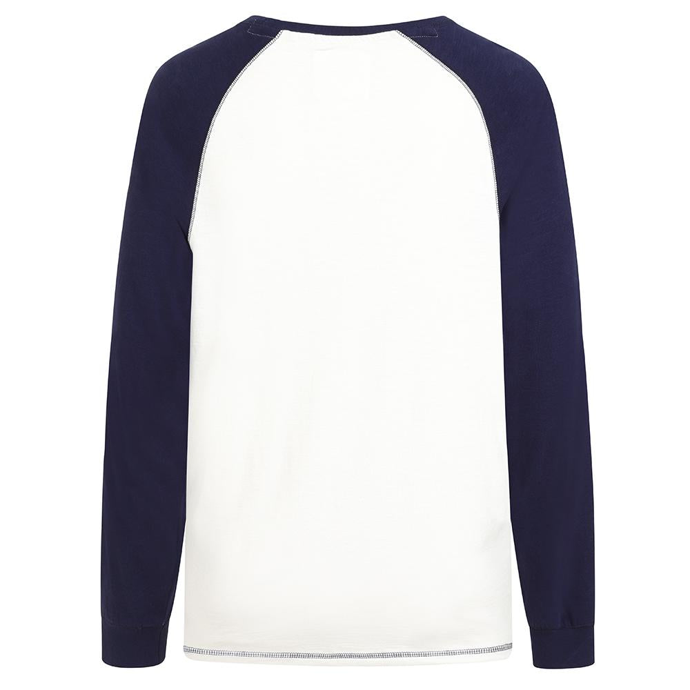 LJ66 - Men's Raglan Long Sleeve Tee - Marine
