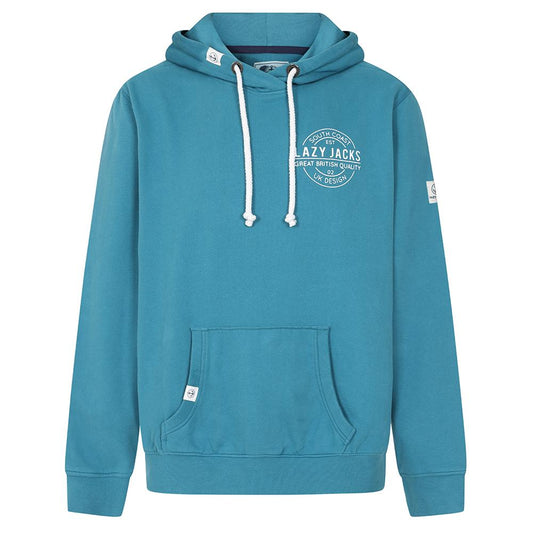 LJ21 - Mens Hooded Sweatshirt - Teal