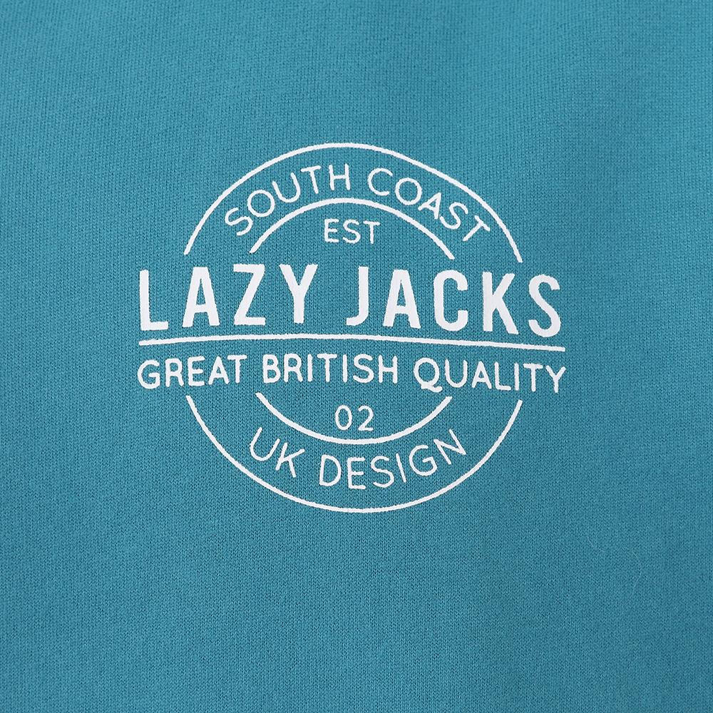 LJ21 - Mens Hooded Sweatshirt - Teal