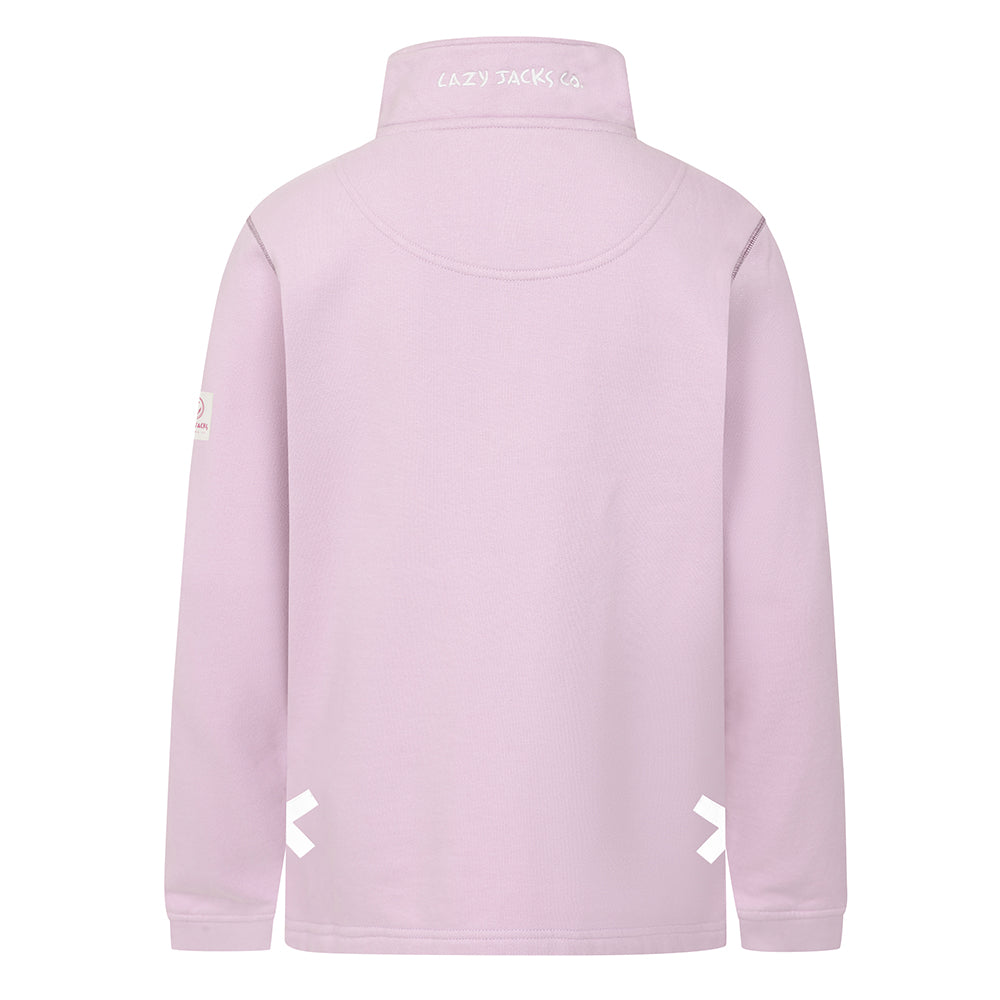LJ3C - Girl's 1/4 Zip Sweatshirt - Blossom