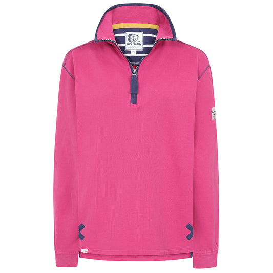 LJ3 - Ladies' 1/4 Zip Sweatshirt - Honeysuckle