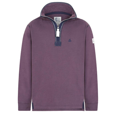 LJ40 - Men's Quarter Zip Sweatshirt - Grape