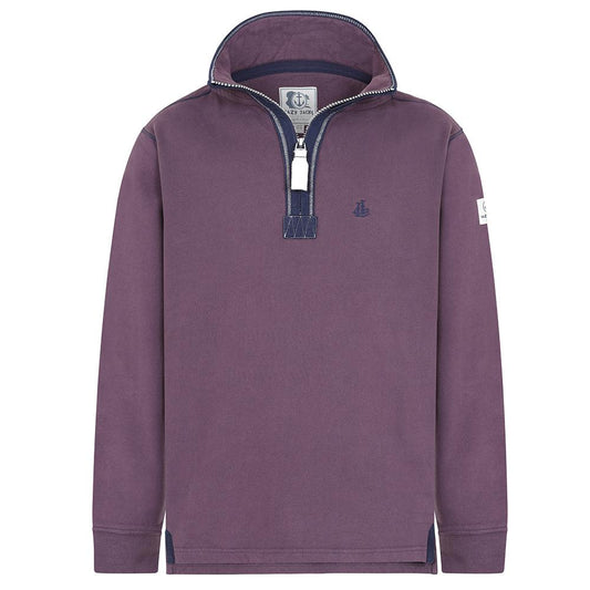 LJ40 - Men's Quarter Zip Sweatshirt - Grape