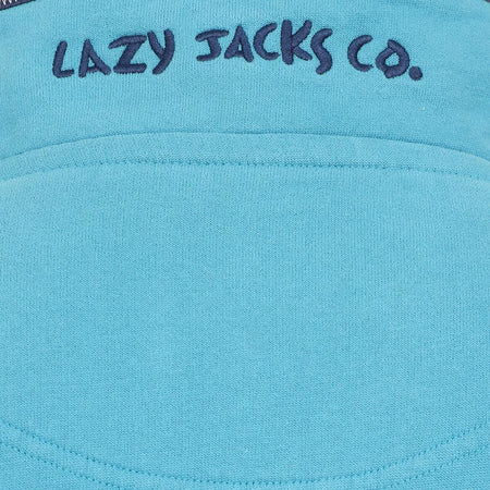 LJ40 - Men's Quarter Zip Sweatshirt - Teal