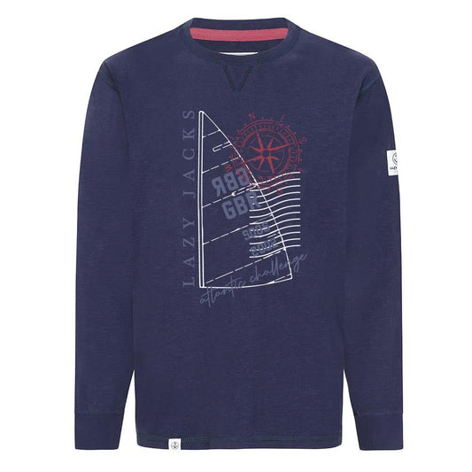 LJ66 - Men's Long Sleeve Tee - Marine
