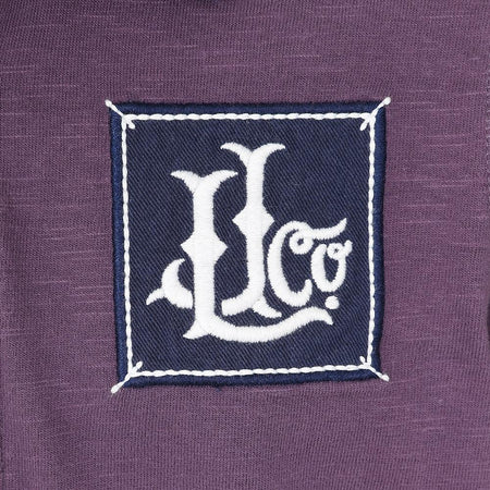 LJ76C - Boys Long Sleeve Rugby Shirt - Grape