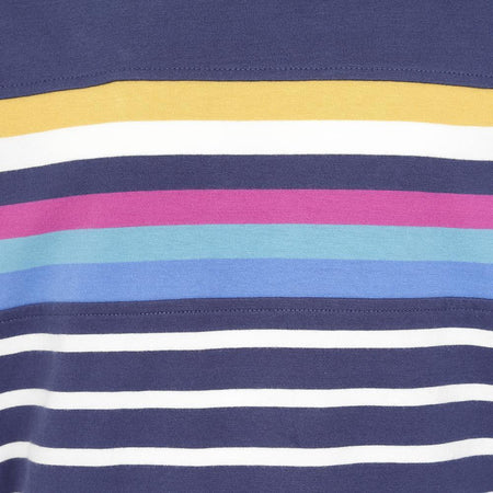 LJ97C - Girl's Long Sleeve Striped Breton Top - Prism