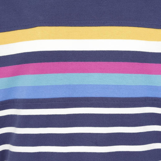 LJ97C - Girl's Long Sleeve Striped Breton Top - Prism