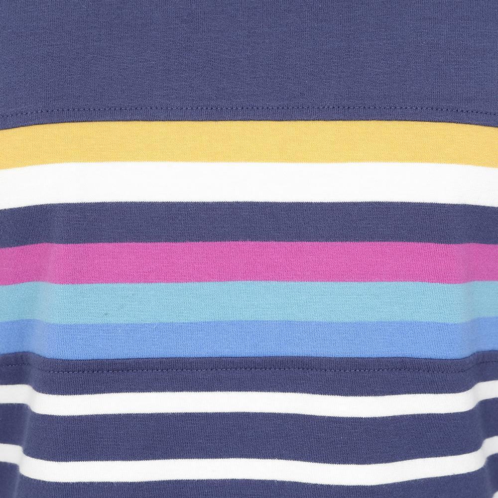 LJ97C - Girl's Long Sleeve Striped Breton Top - Prism