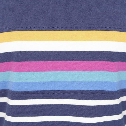 LJ97C - Girl's Long Sleeve Striped Breton Top - Prism
