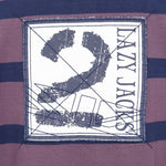 LJ78 - Striped Rugby Shirt - Grape