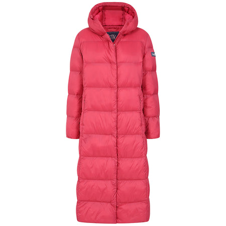 JK2 - Long Puffer Coat - Red