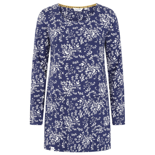 LJ108 - Printed Tunic - Autumn Flowers