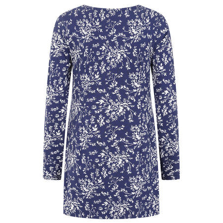 LJ108 - Printed Tunic - Autumn Flowers