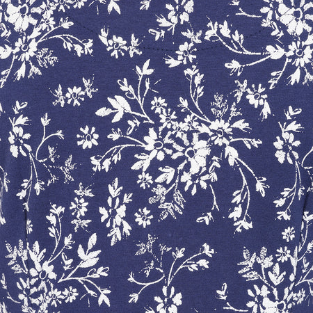 LJ108 - Printed Tunic - Autumn Flowers