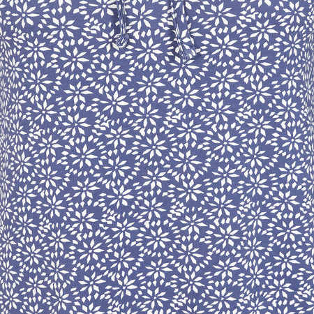 LJ115 - Printed Tie Front Tunic - Mosaic Twilight