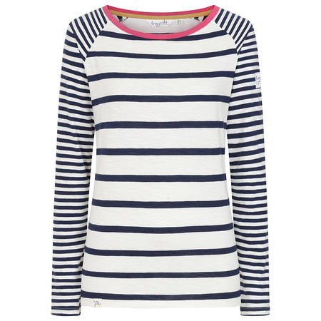 LJ181 - Ladies Long Sleeve Raglan Top - Twilight