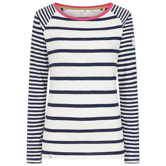 LJ181 - Ladies Long Sleeve Raglan Top - Twilight