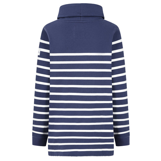LJ20S - Striped Roll Neck Sweatshirt - Twilight