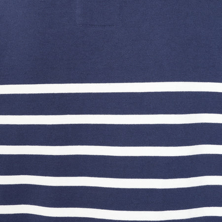 LJ20S - Striped Roll Neck Sweatshirt - Twilight
