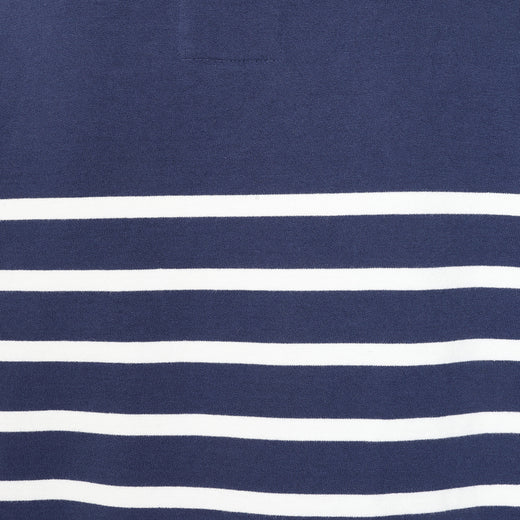 LJ20S - Striped Roll Neck Sweatshirt - Twilight